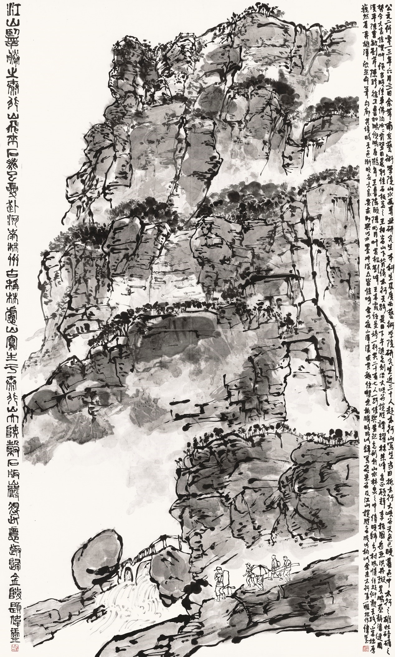 <h2>太行山天路写生</h2><p>作者：顾伟玺</p><p>创作年代：2013年</p><p>规格：272cm×163cm</p><p>品类：中国画</p>